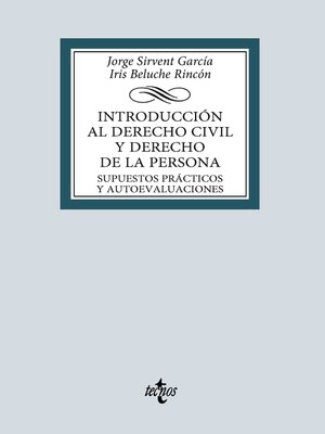 cover image of Introducción al derecho civil y derecho de la persona